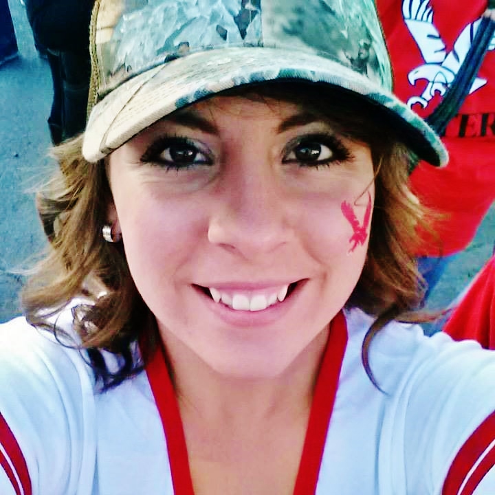 Selfie at eastern football game
