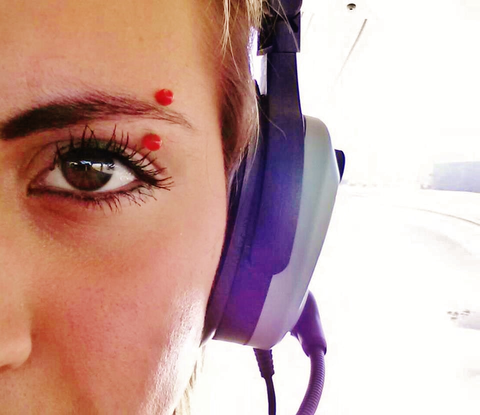 In a plane